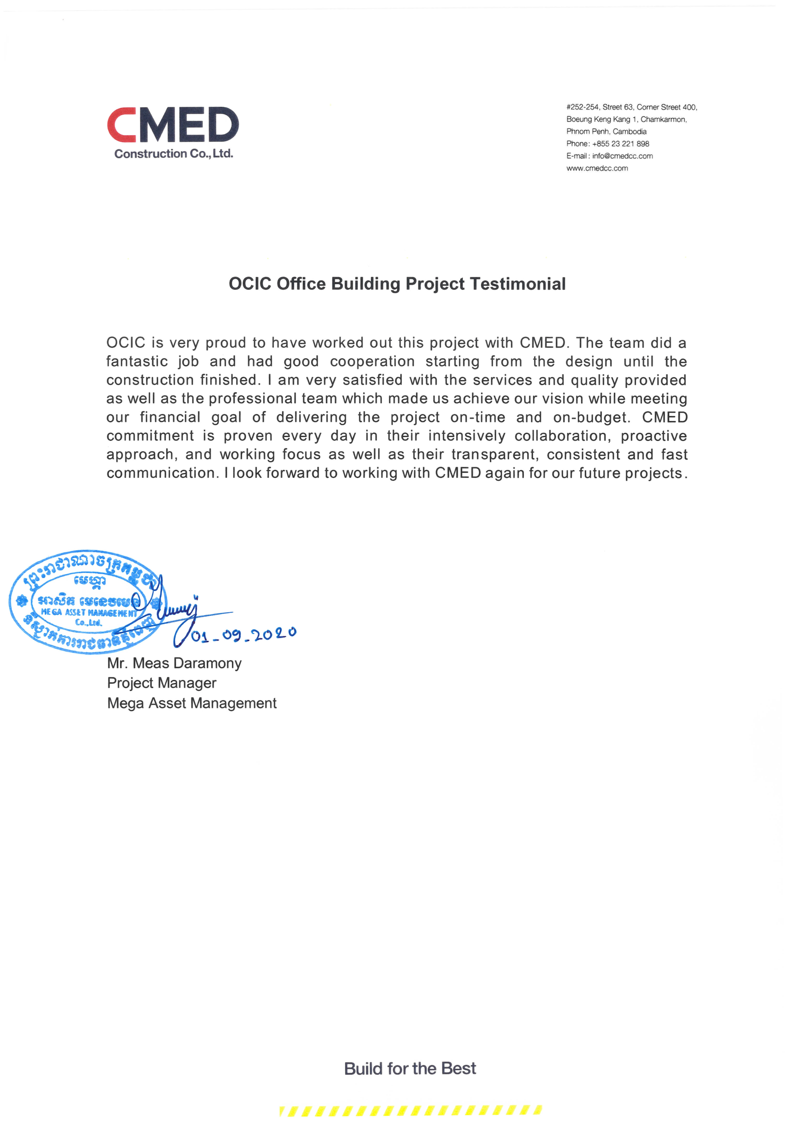 OCIC - MAM Testimonial_Updated